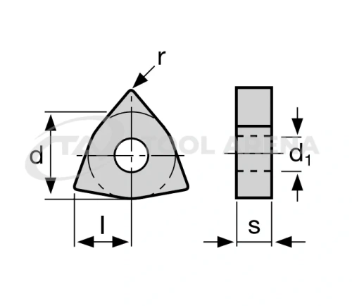 WNMG080408-MM GC4225 Пластина сменная твердосплавная NICHE